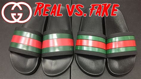 fake gucci bengal slides|how to check gucci slides.